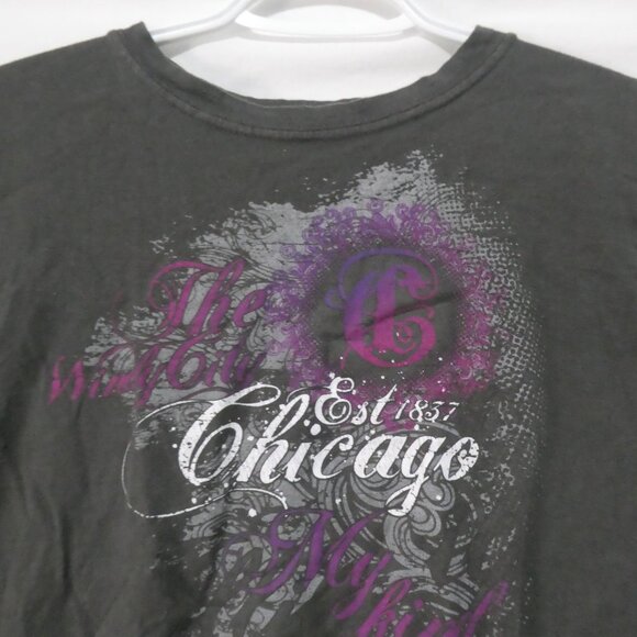 TULTEX | large | Graphic Chicago Short Sleeve Cotton T-Shirt | EUC - Picture 5 of 13